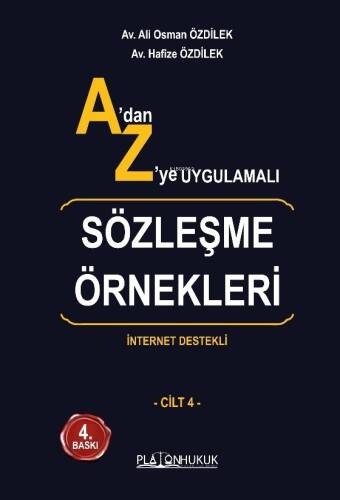 A’dan Z’ye Uygulamalı Sözleşme Örnekleri - 1