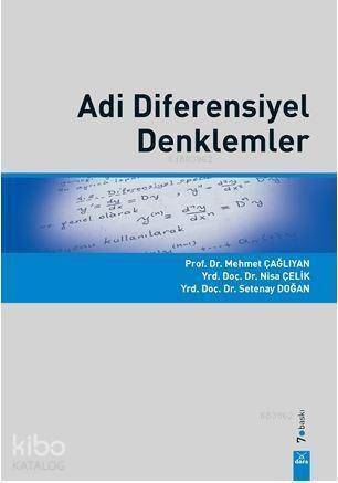 Adi Diferensiyel Denklemler - 1