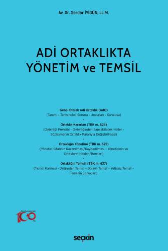 Adi Ortaklıkta Yönetim ve Temsil - 1