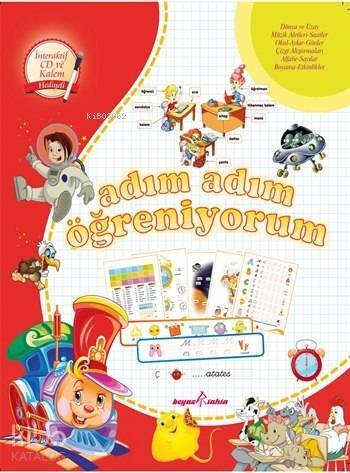 Adım Adım Öğreniyorum (5-6 Yaş); CD-ROM + Kalem - 1