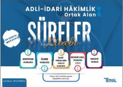 Adli - İdari Hakimlik Ortak Alan Süreler Kitabı - 1