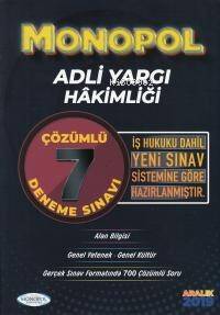 Adli Yargı Hakimliği Çözümlü 7 Deneme Sınavı - 1