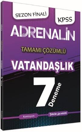 Adrenalin KPSS Vatandaşlık Tamamı Çözümlü 7 Deneme - 1