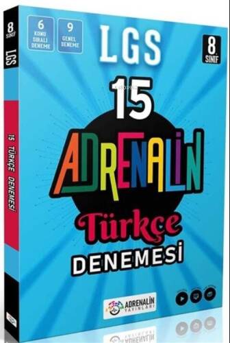 Adrenalin Yay. 8.Sınıf Türkçe 15 Branş Denemesi - 1