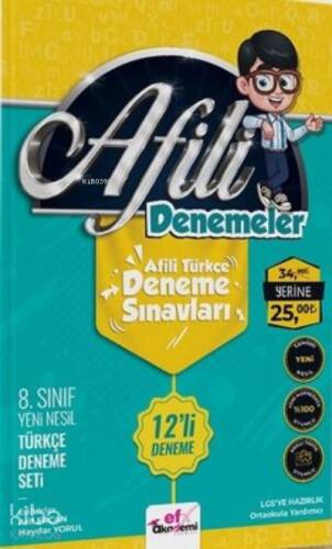 Afili Denemeler;Afili Türkçe Deneme Sınavları - 1