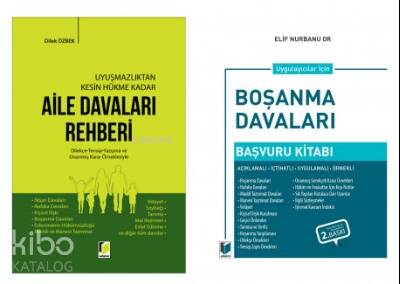 Aile Davaları Rehberi + Boşanma Davaları Başvuru Kitabı (2 Kitap Kampanya) - 1