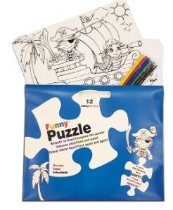 Akademi Çocuk - Funny Mat Washable Puzzle - Korsan Adası - YENİ - 1