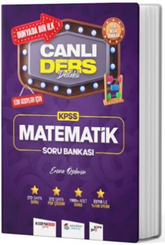 Akademi Denizi 2024 KPSS Matematik Canlı Ders Destekli Soru Bankası - 1