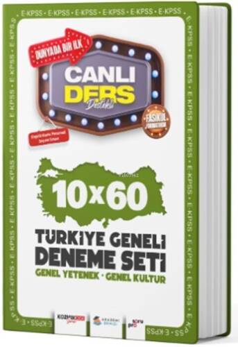 Akademi Denizi EKPSS Genel Kültür Genel Yetenek 10 x 60 Türkiye Geneli Deneme Seti - 1