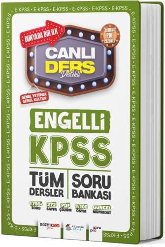 Akademi Denizi EKPSS Genel Kültür Genel Yetenek Engelli Tüm Dersler Soru Bankası - 1