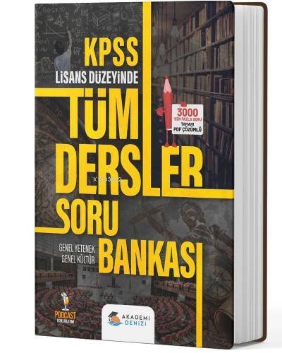 Akademi Denizi KPSS Genel Yetenek Genel Kültür Tüm Dersler Soru Bankası - 1