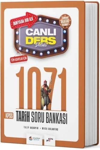 Akademi Denizi KPSS Tarih Canlı Ders Destekli 1071 Soru Bankası - 1