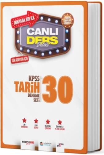 Akademi Denizi KPSS Tarih Canlı Ders Süper 30 Deneme Seti - 1