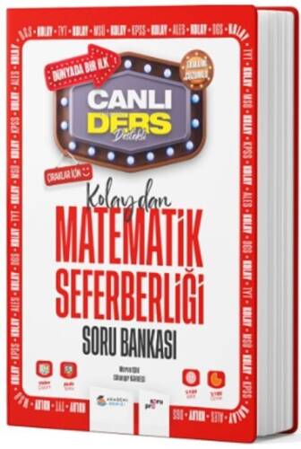 Akademi Denizi KPSS TYT Kolaydan Matematik Seferberliği Soru Bankası - 1