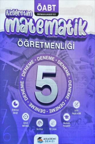 Akademi Denizi ÖABT İlköğretim Matematik Öğretmenliği 5 Deneme - 1