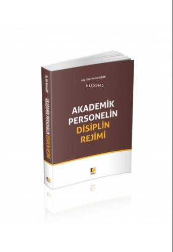 Akademik Personelin Disiplin Rejimi - 1