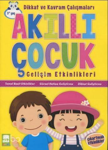 Akıllı Çocuk Dikkat ve Kavram Çalışmaları Gelişim Etkinlikleri (3+ - 1