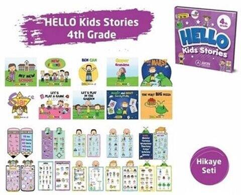 Akın Publishing Yayınları 4. Sınıf Hello Kids Stories - 1