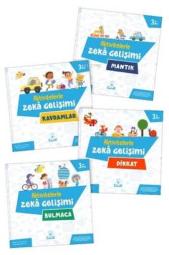 Aktivitelerle Zeka Gelişimi Serisi Seti - 4 Kitap Takım - 1