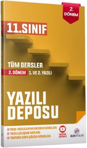 Alan Yayınları 11. Sınıf Tüm Dersler Yazılı Deposu 2. Dönem 1. ve 2. Yazılı - 1