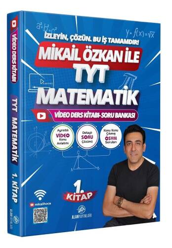 Alan Yayınları Mikail Özkan ile TYT Matematik Video Ders Kitabı Soru Bankası - 1