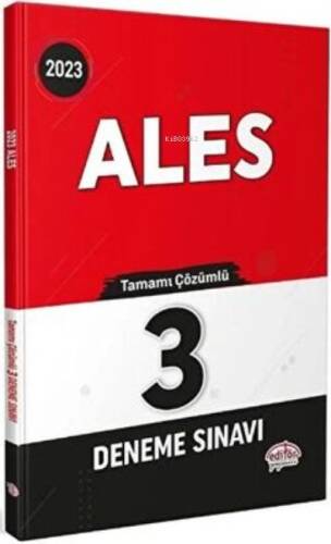 ALES 3 Fasikül Çözümlü Deneme Sınavı - 1