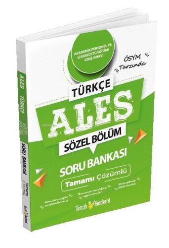 Ales Türkçe Tamamı Çözümlü Soru Bankası - 1