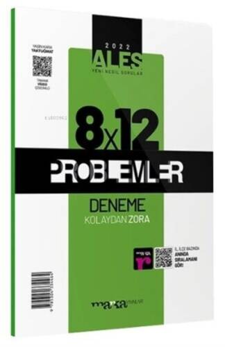 ALES Yeni Nesil 8x12 Tamamı Video Çözümlü Problemler Deneme Marka Yayınları - 1