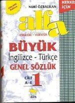 Alfa Büyük İngilizce - Türkçe Genel Sözlük (3 Cilt) - 1