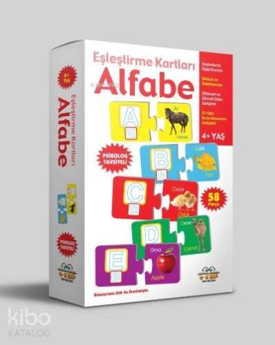 Alfabe - Eşleştirme Kartları (4+ Yaş) - 1