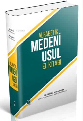 Alfabetik Medeni Usul El Kitabı - 1