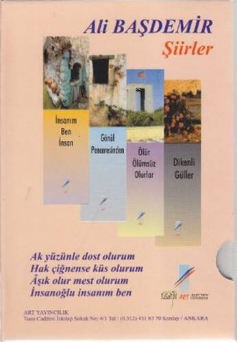 Ali Başdemir Şiirler (4 Kitap Takım) - 1