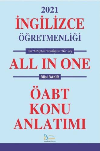 All İn One Öabt İngilizce Konu Anlatımı - 1