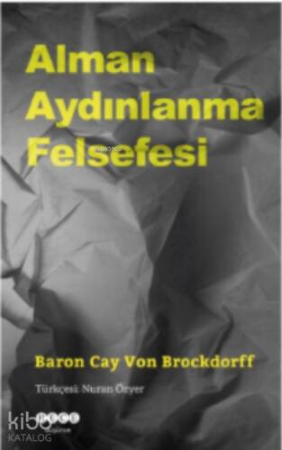 Alman Aydınlanma Felsefesi - 1