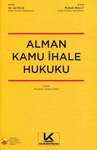 Alman Kamu İhale Hukuku - 1