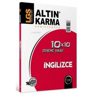 Altın Karma 8.Sınıf LGS İngilizce 10x10 Deneme Sınavı - 1