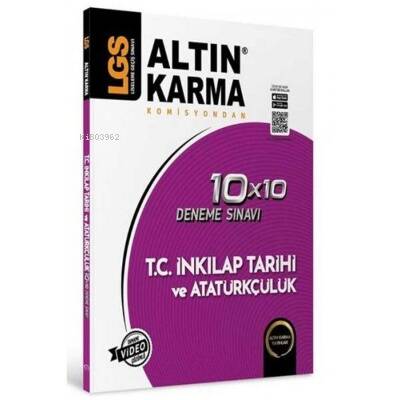 Altın Karma 8.Sınıf LGS İnkılap Tarihi Ve Atatürkçülük 10x10 Deneme Sınavı - 1