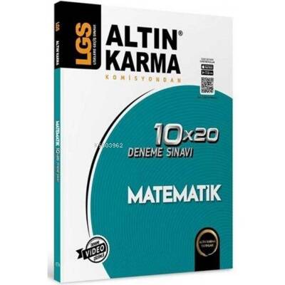 Altın Karma 8.Sınıf LGS Matematik 10x20 Deneme Sınavı - 1