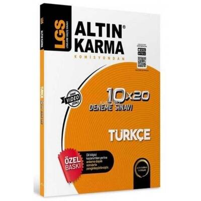 Altınkarma LGS 8.Sınıf Türkçe 10*20 Branş Deneme - 1