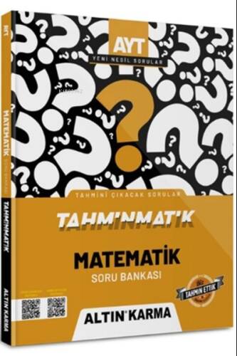 Altınkarma Tahminmatik AYT Matematik Soru Bankası - 1