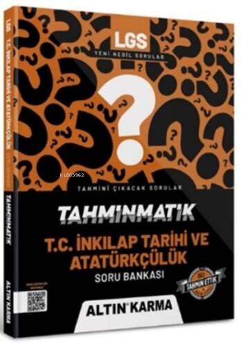 Altınkarma Tahminmatik LGS 8.Sınıf T.C. İnkilap Tarihi ve Atatürkçülük Soru Bankası - 1