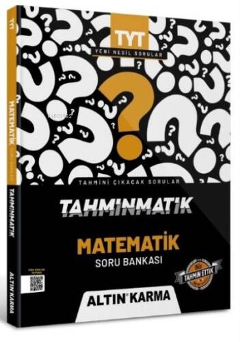 Altınkarma Tahminmatik TYT Matematik Soru Bankası - 1