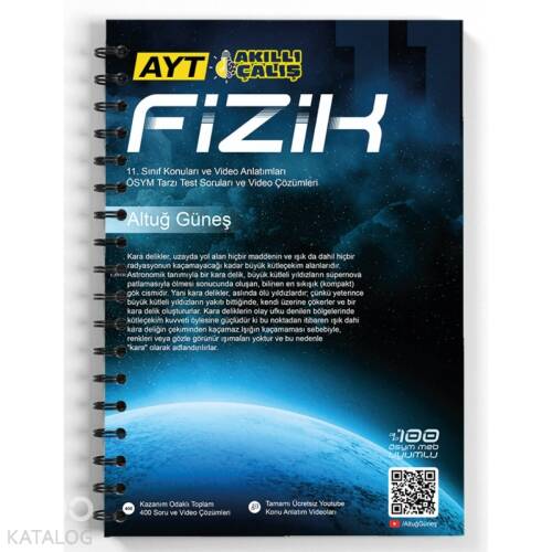 Altuğ Güneş Yayınları AYT Fizik 1. Kitap - 1