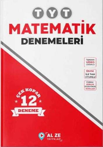 Alze Yayınları 2024 TYT Matematik Denemeleri - 1