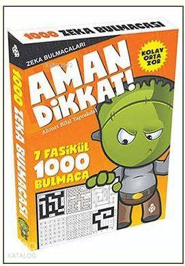 Aman Dikkat! - Zeka Bulmacaları; 7 Fasikül - 1000 Bulmaca - 1