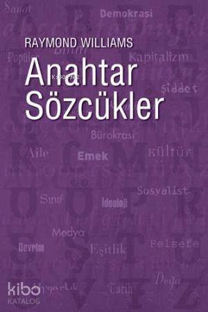 Anahtar Sözcükler; Kültür ve Toplumun Sözvarlığı - 1