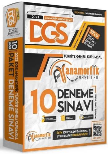 Anamorfik DGS 10 Türkiye Geneli Kurumsal Deneme Dijital Çözümlü - 1