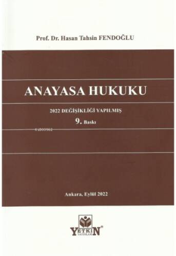 Anayasa Hukuku - 1