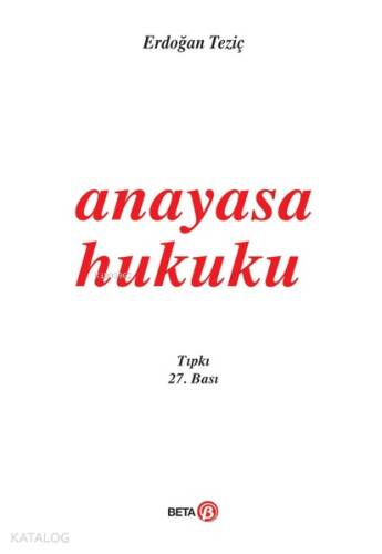 Anayasa Hukuku - 1