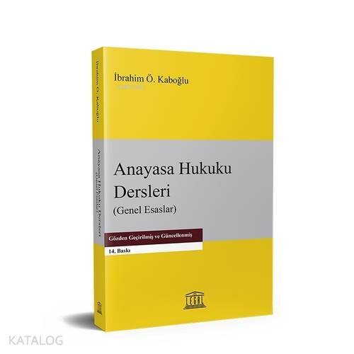 Anayasa Hukuku Dersleri (Genel Esaslar) - 1